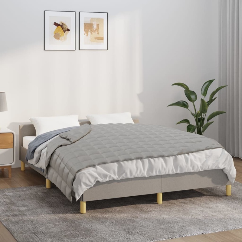 Couverture leste Gris 122x183 cm 9 kg Tissu