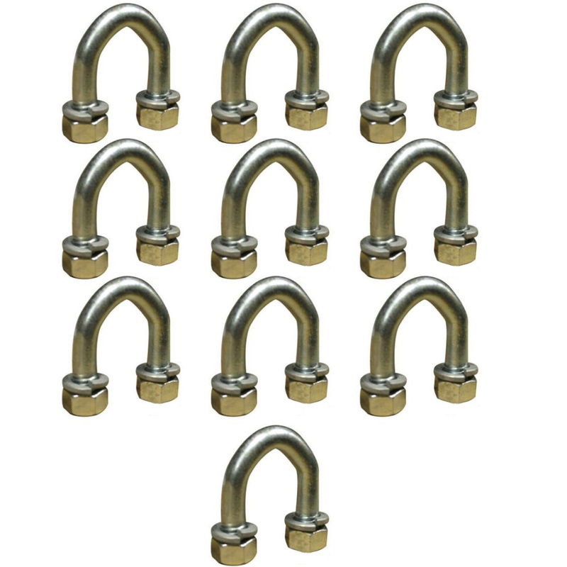 (10) Interchangeable 7/16" V-Bend U-Bolt Kits fits Compact Tractor Models