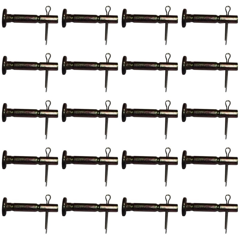 (20) New Shear Pins w/ Cotter Pins 1-5/8" X 1/4" fits Various Applications