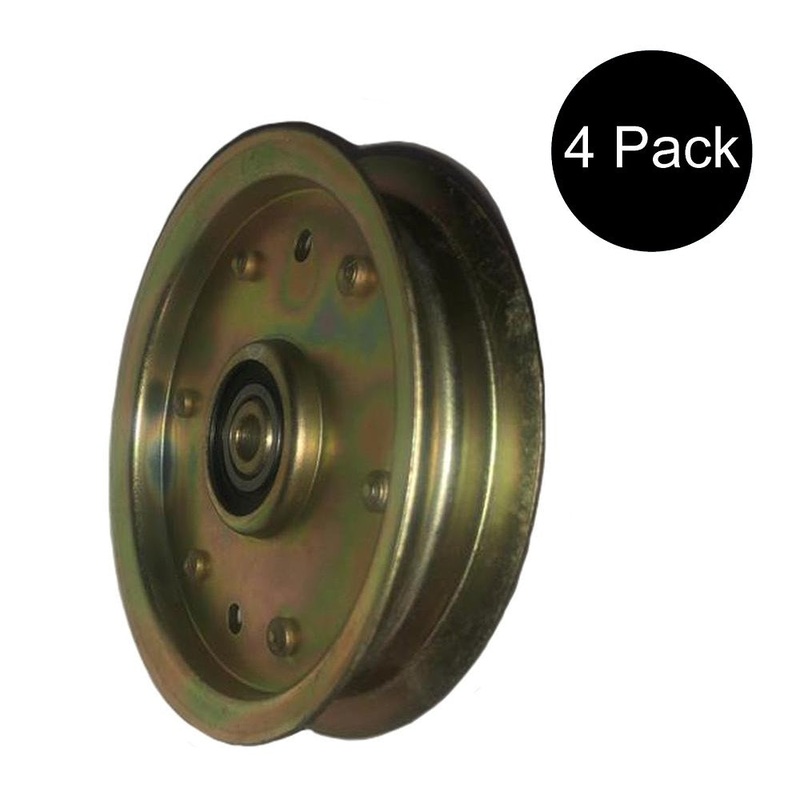 Set Of Four New Idler Pulleys Fits MTD Fits Troy Bilt Fits Cub Cadet 38" 42" 46"