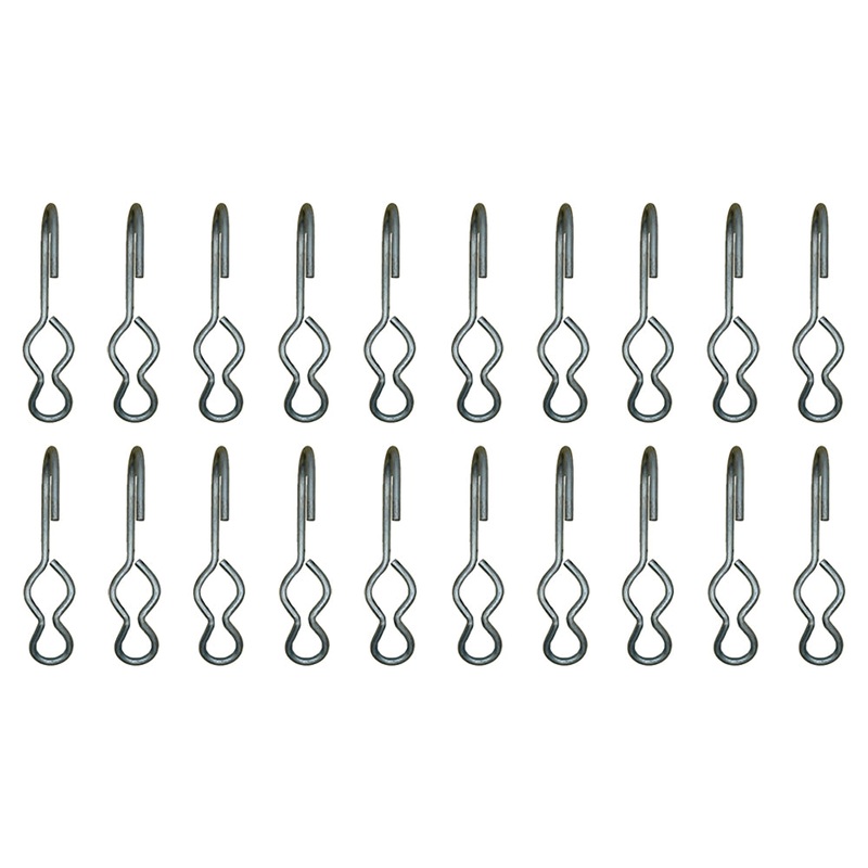 Twenty New Heavy Duty S/J Hooks For Securing Cargo Truck Tarps Canvas Covers
