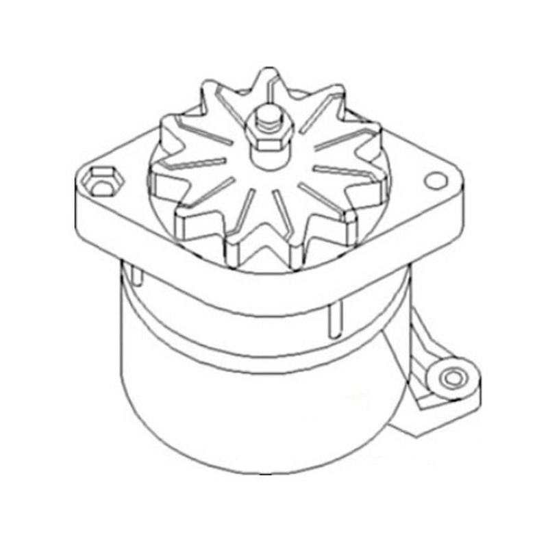 1987560A1 Alternator Fits Case-IH Tractor Models 9210 9230 9240 9250