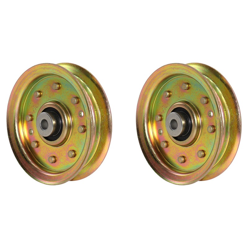 2pk Flat Idler Pulley Fits Husqvarna CT CTH 126 GTH2248 GTH250 Z4218 Z4824 53217