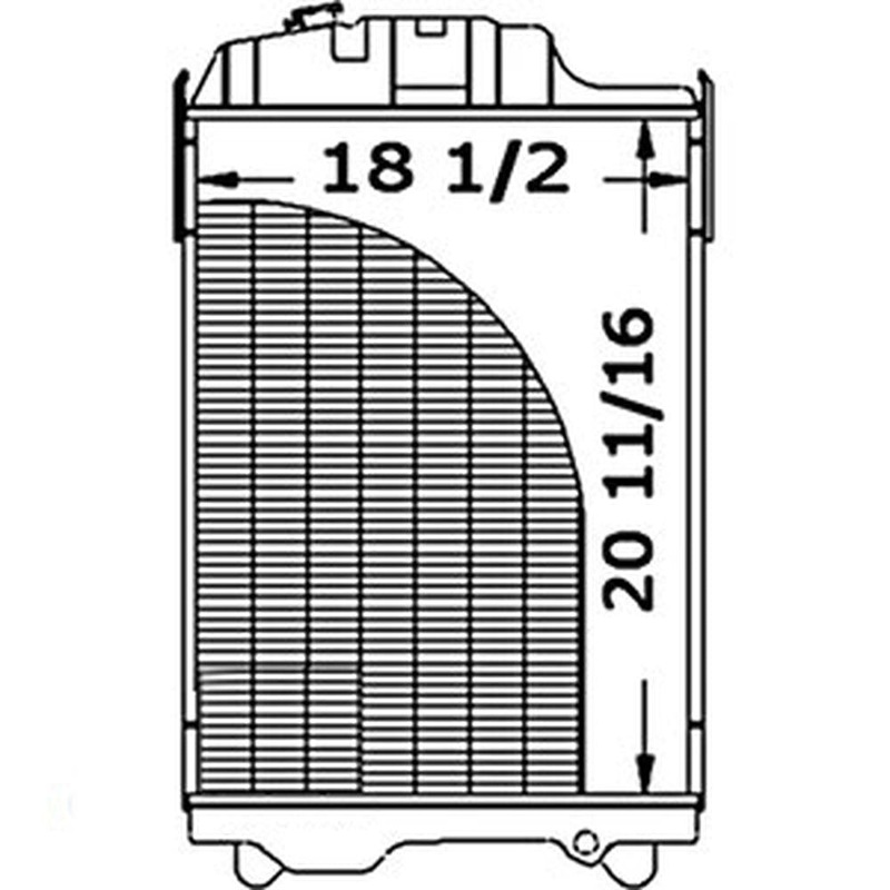 Radiator - Fits John Deere - AL56372
