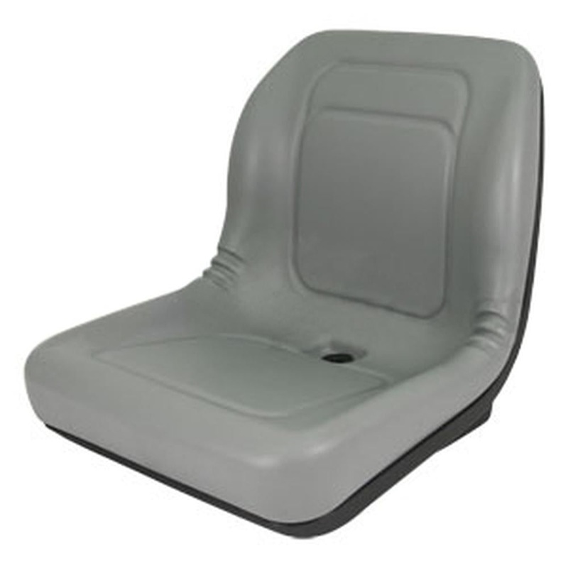 LGT100GR Gray Tractor Seat Fits John Deere Several