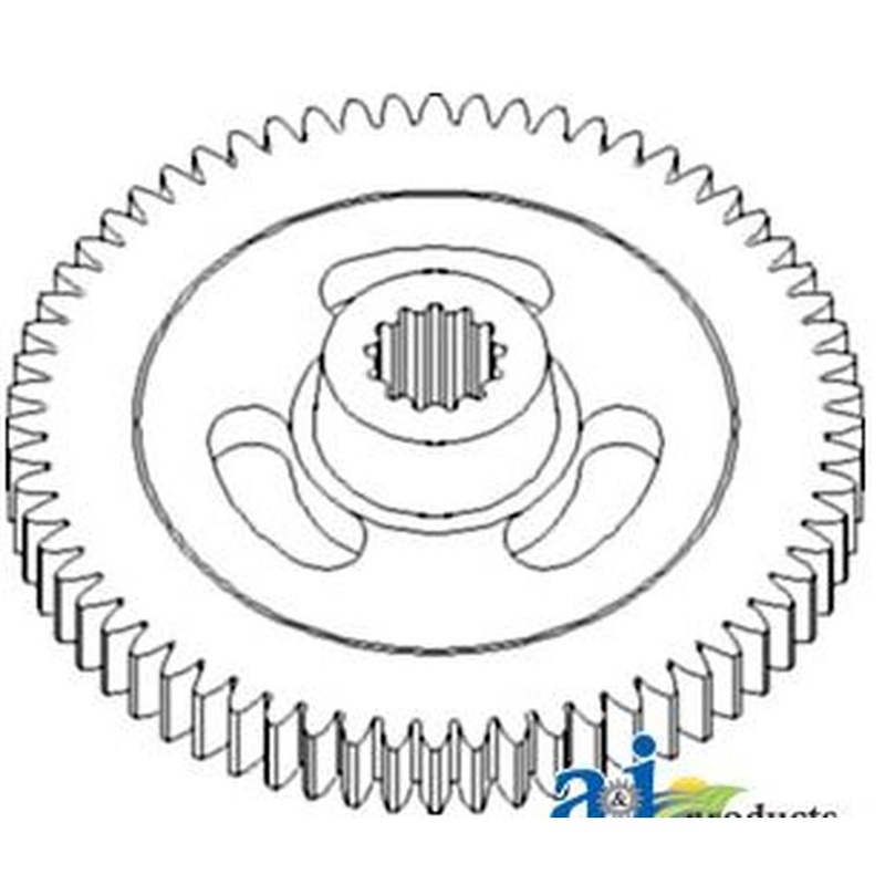 Impeller Gear 64 Tooth Splined Fits John Deere 930 920 925 915 910 936 935 916 9