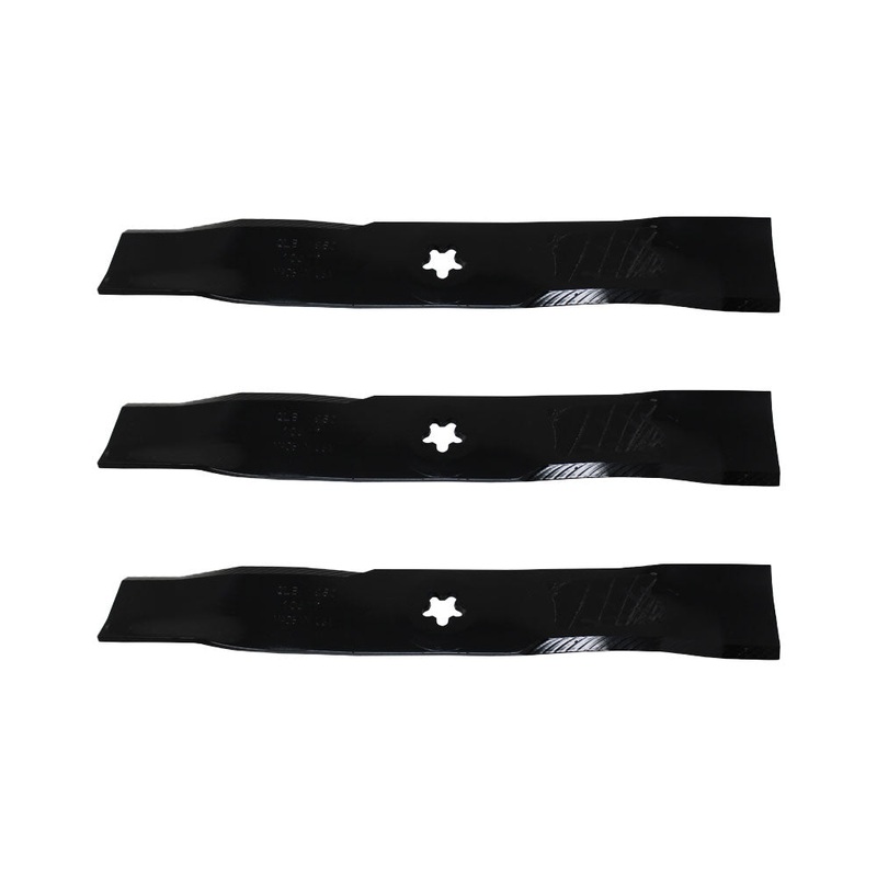 Set of 3 heavy duty XHT Mower blades Fits Husqvarna 48" 532 17 39-21