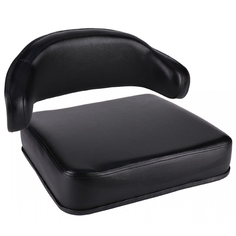 2 pc, Black Vinyl Cushion Set Fits Case-IH Tractor 3220 3230 385 395 4210