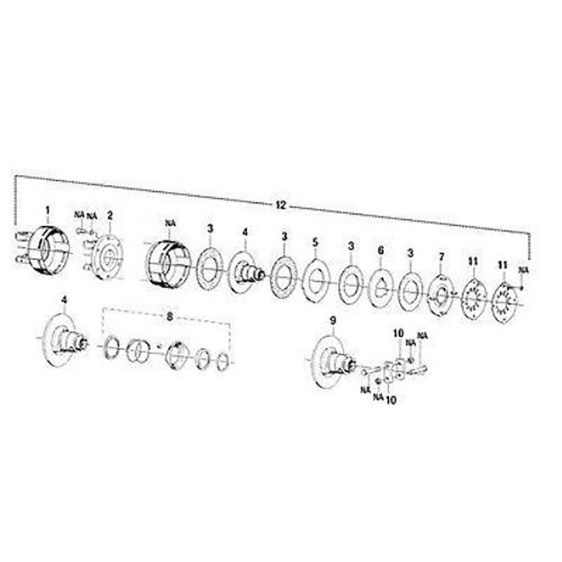 1060454M1 Fits Belleville Spring Fits Massey Ferguson MF Round Baler Models 1455