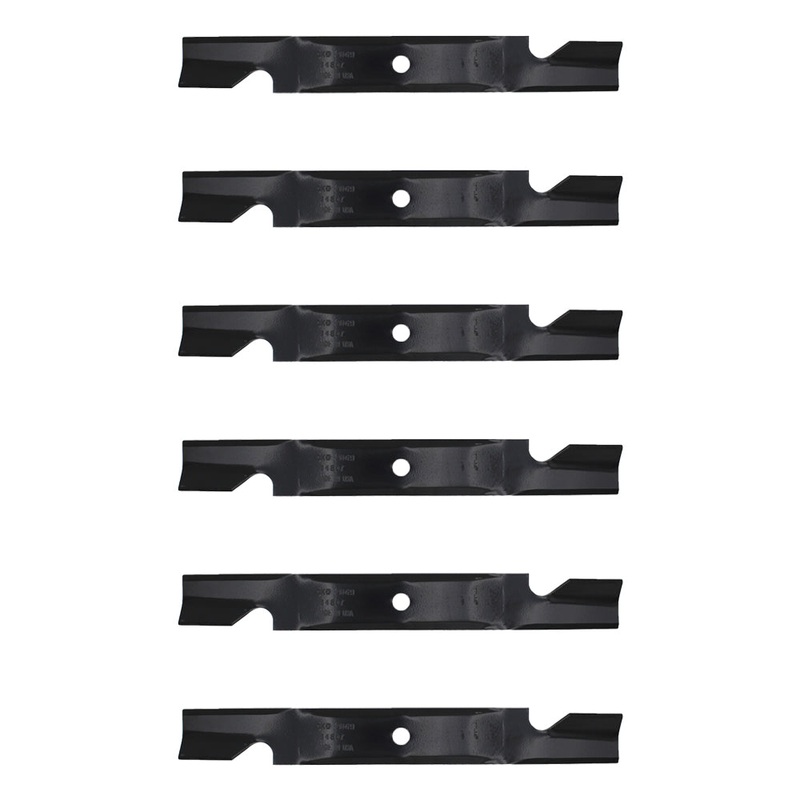 (6 Pk) 117-1156-03 Lawnmower Blades 5/8" CH Fits Toro Titan Z 50" 74820 74840