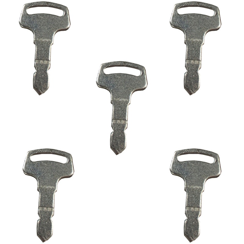 (5) Ignition Keys Fits Kubota B Series Fits Case IH Fits New Holland Tractor Equ