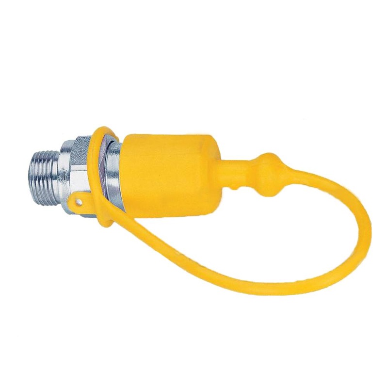 S.112763 Dust Cap 1/2''  Yellow Fits Male Coupling TF12G Fits Faster S.p.A
