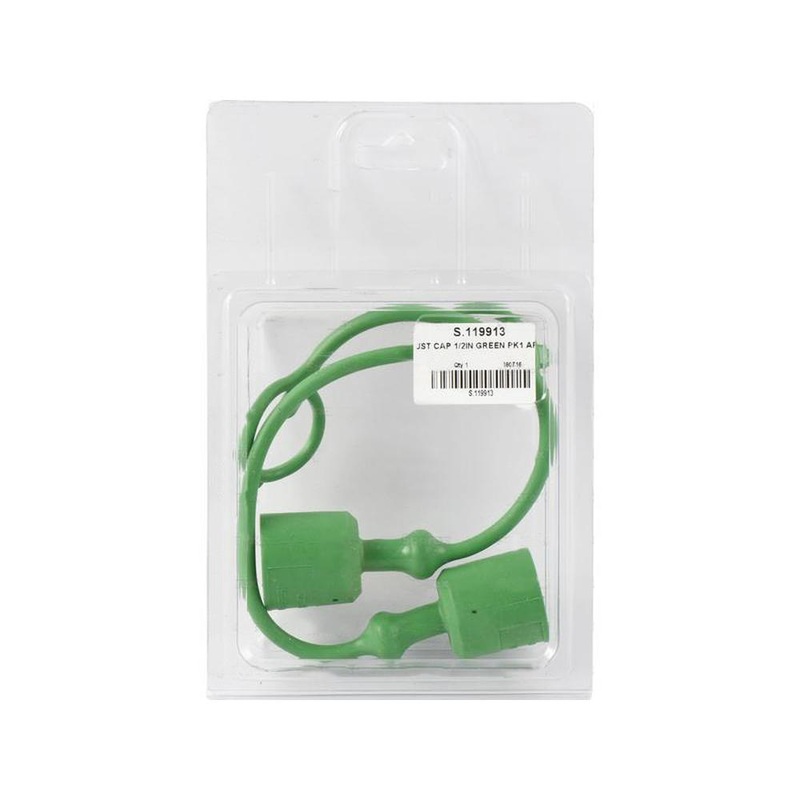 S.119913 Dust Cap 1/2'' Green Fits Male Coupling TF12V (2 pcs. Agripak)