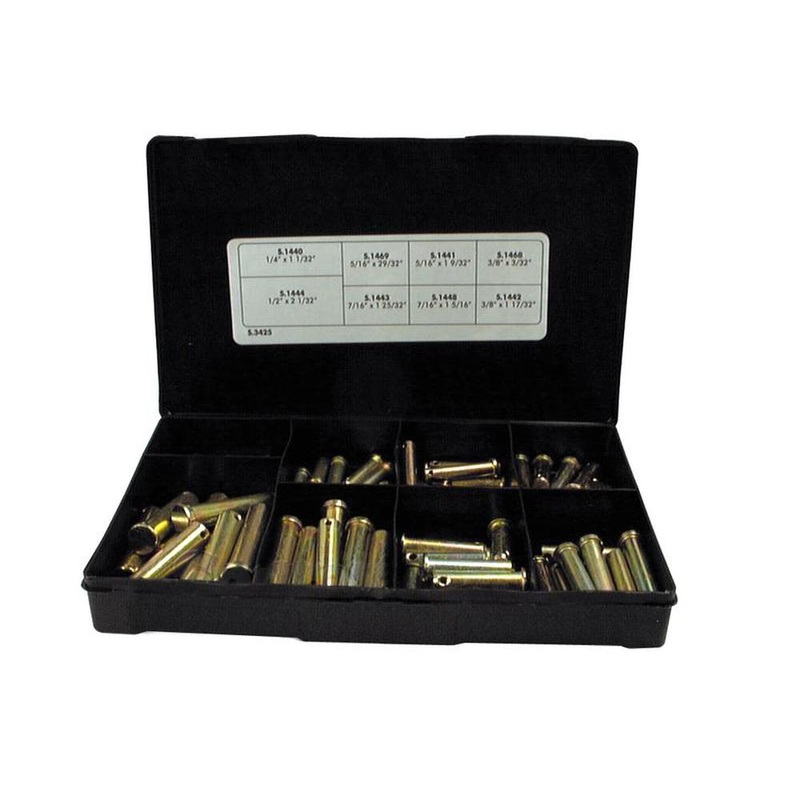 S.3425 Clevis Pin Assortment various 80 pcs Handipak