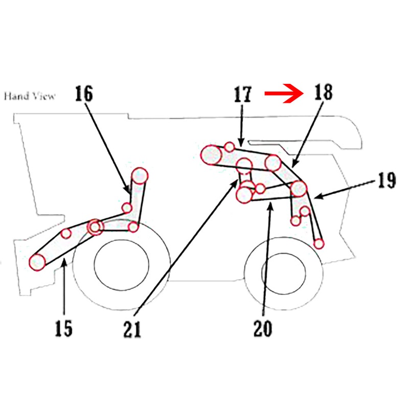 A-H241230-AI BELT, UPPER CHOPPER DRIVE 3HC FC
