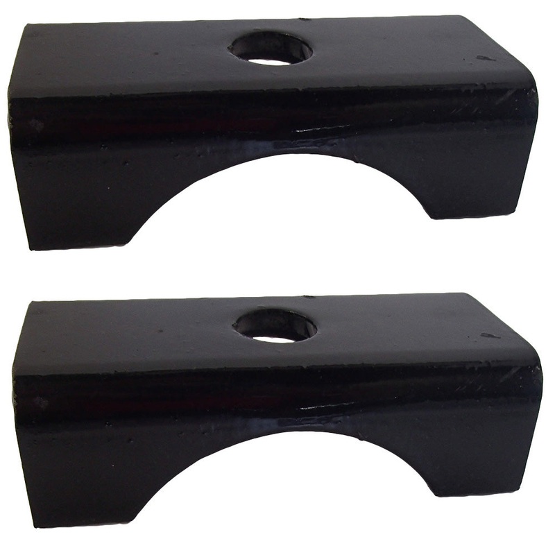 (2) Trailer axle spring seat perch 3" axel tube 5200 6000 7000 mount pad