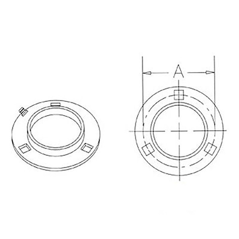 H171037 Combine Bearing Flange Fits John Deere 9560STS 9570STS 9650STS +