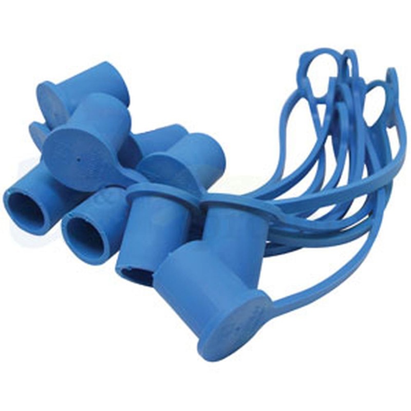 A-5209-4M-BU-P-AI - Blue Dust Cap, 1/2"