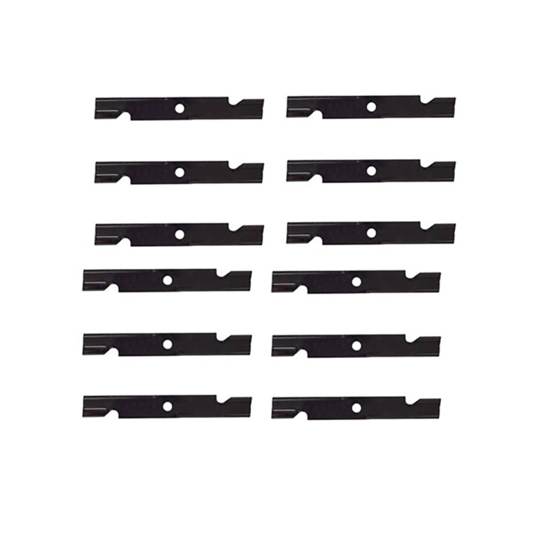 Set of (12) Notched Blades 140-1242 Fits Toro Titan Z5200 ZTR 109-6873