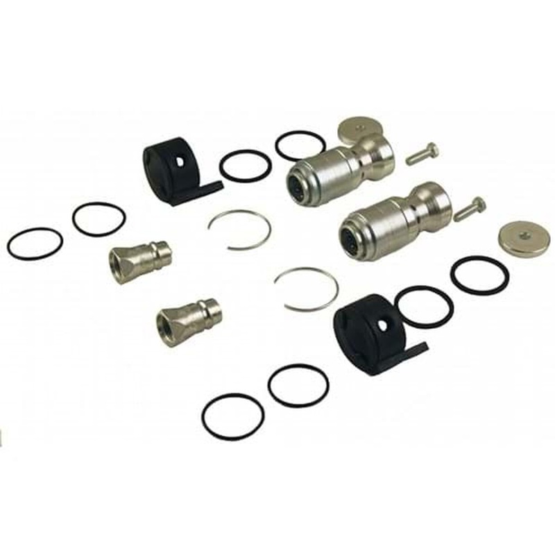 HH1272964 Hydraulic Coupler Conversion Kit, Female & Male, w/ 1/2" Male Tips