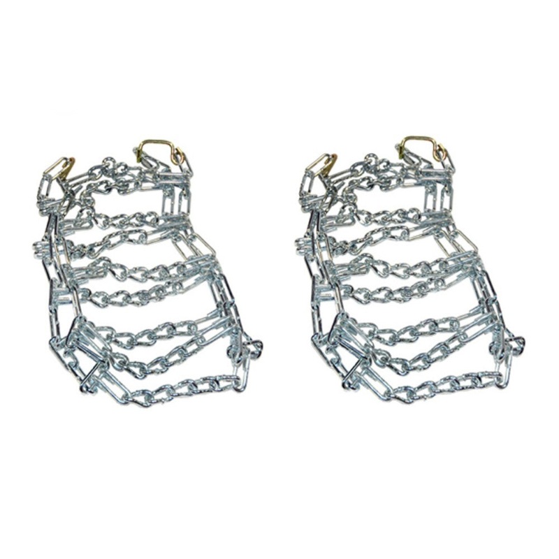2 Link Spacing Snow Tire Chain Set for 26x12-12 Tires ATV UTV Lawn Mower Tractor