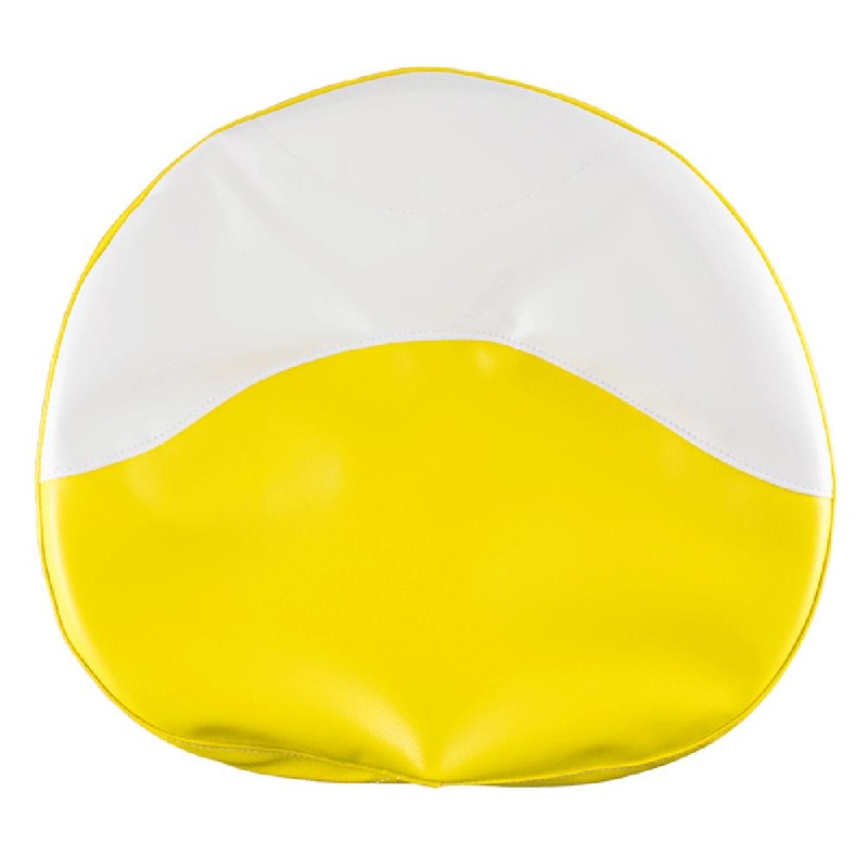R1014 Yellow & White Seat Cover - 21" Fits Minneapolis-Moline