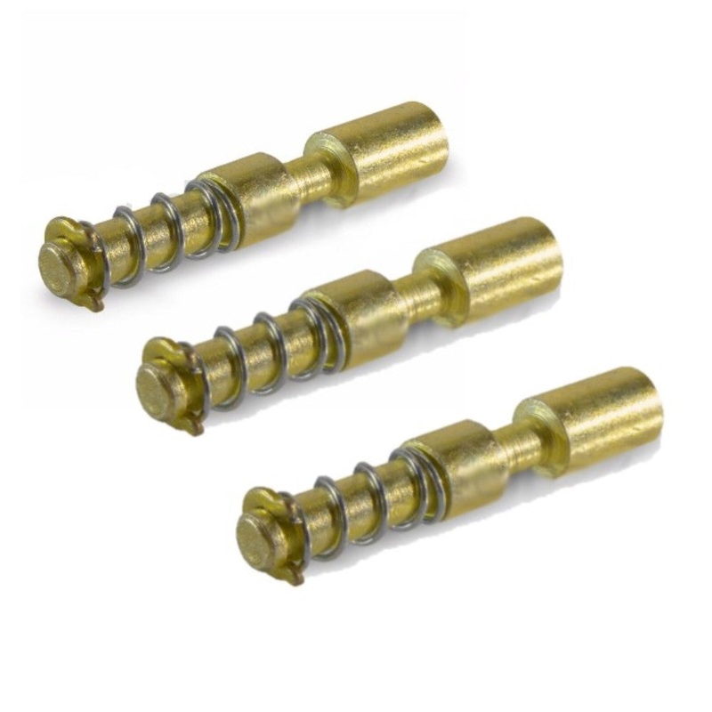 (3) PTO Power Take Off Pin Yoke Quick Release with C-Clip and Spring