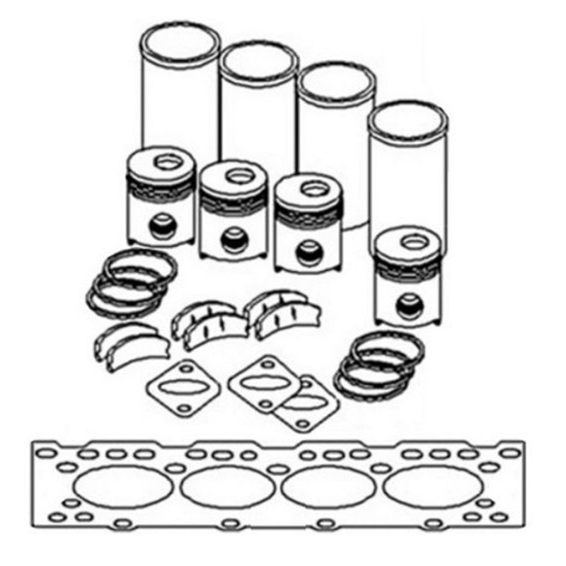 RG18847 Major Engine Overhaul Kit Fits John Deere 644C 690C 762A 762B 770A 6602