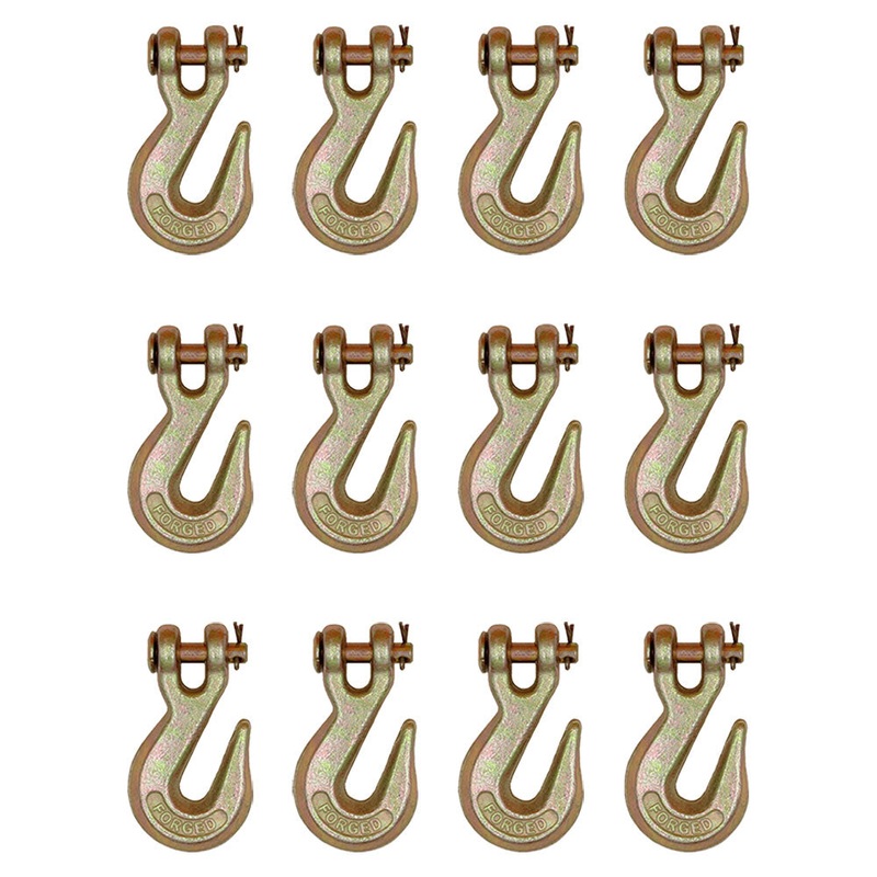 CHG516-12 Clevis Grab Hooks with Pins G70 Transport Forged 4,700 lbs WLL Grade 7