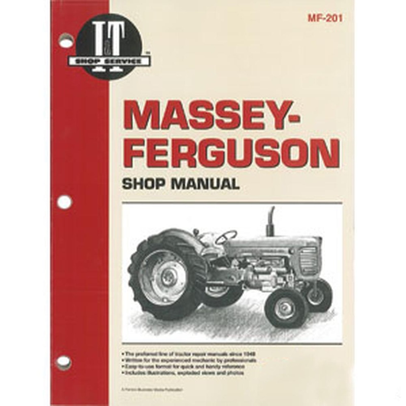 I&T Shop Manual, Fits Massey Ferguson - Compilation MF65, MF85, MF88, Super 90 &