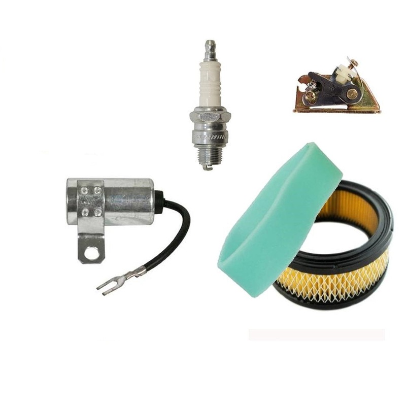 Tune Up Kit for Kohler K Series Air Filter Spark Plug Points & Condenser K301