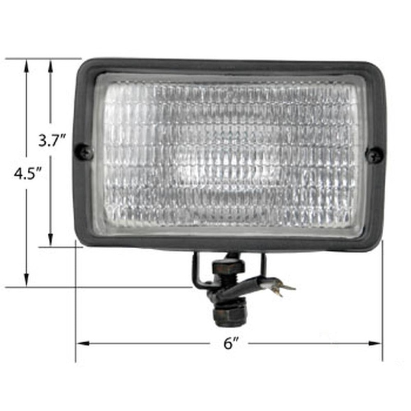 Work Lamp Halogen Flood Light Fits Massey Fits Kubota Fits Caterpillar Gehl 12v