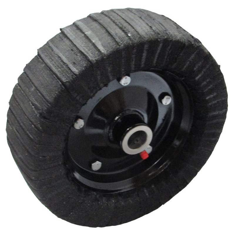 10 Laminated Tire 3.25" x 10" Fits 1" Axle Fits Most Finish/Grooming Models
