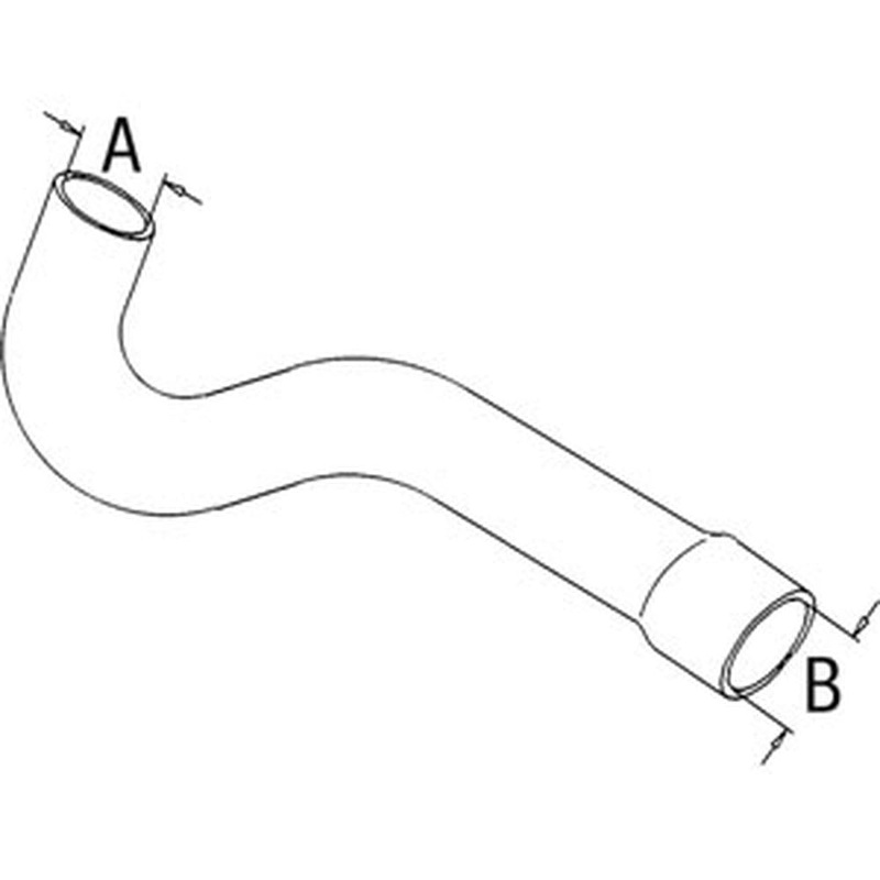 Lower Radiator Hose Fits Case IH 3220 3230 4210 4240 595 685 695 995 84497C2