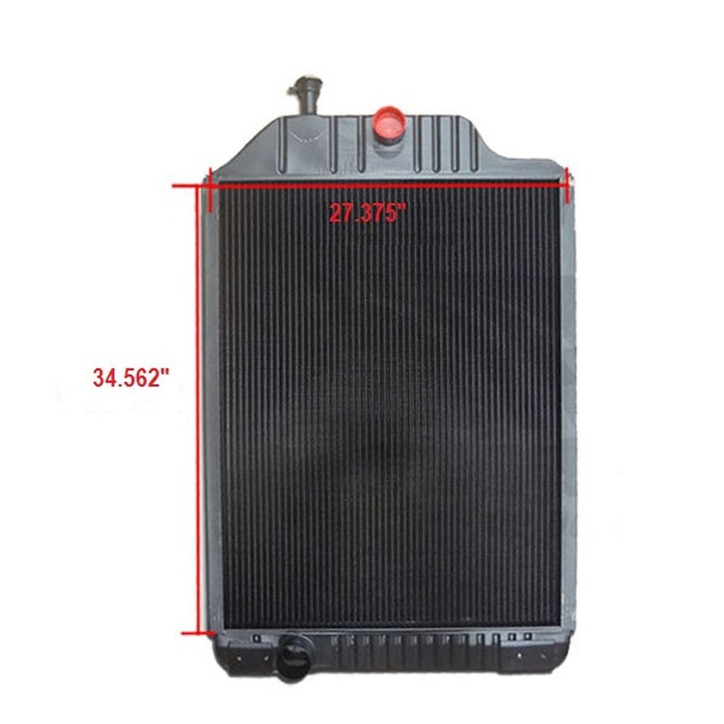 RE21561 New Radiator 34.562" H x 27.375" Fits John Deere Tractor 8430 8440