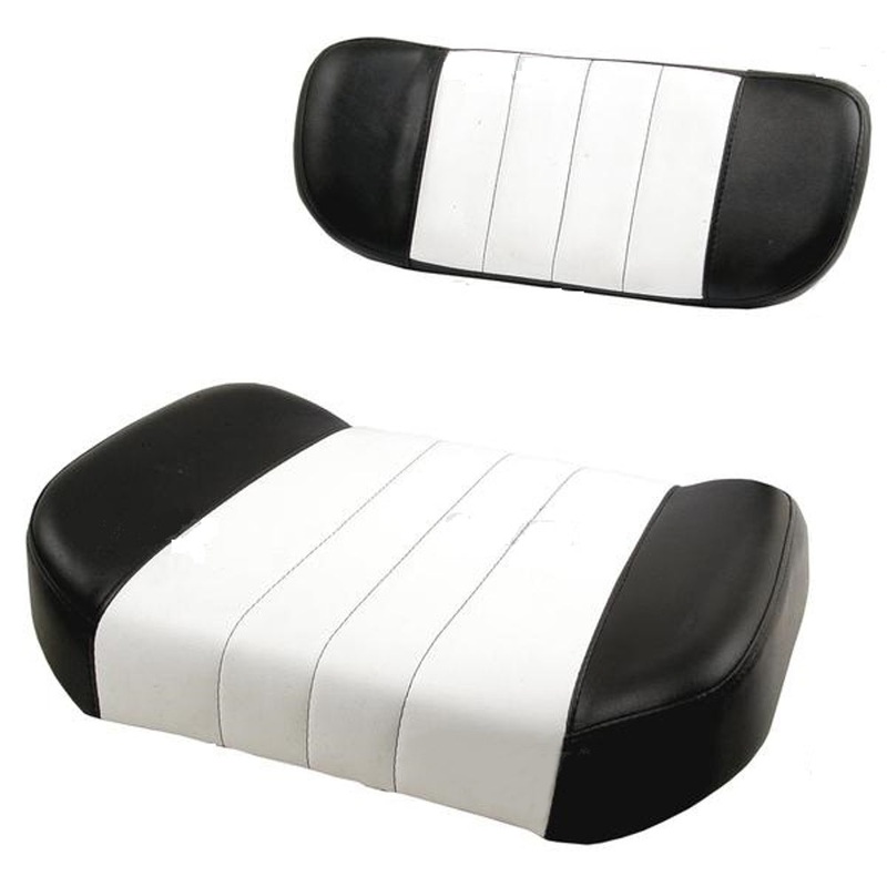 S.67200 Seat Cushion Set, Black/White -Fits Case IH/Fits International Harvester