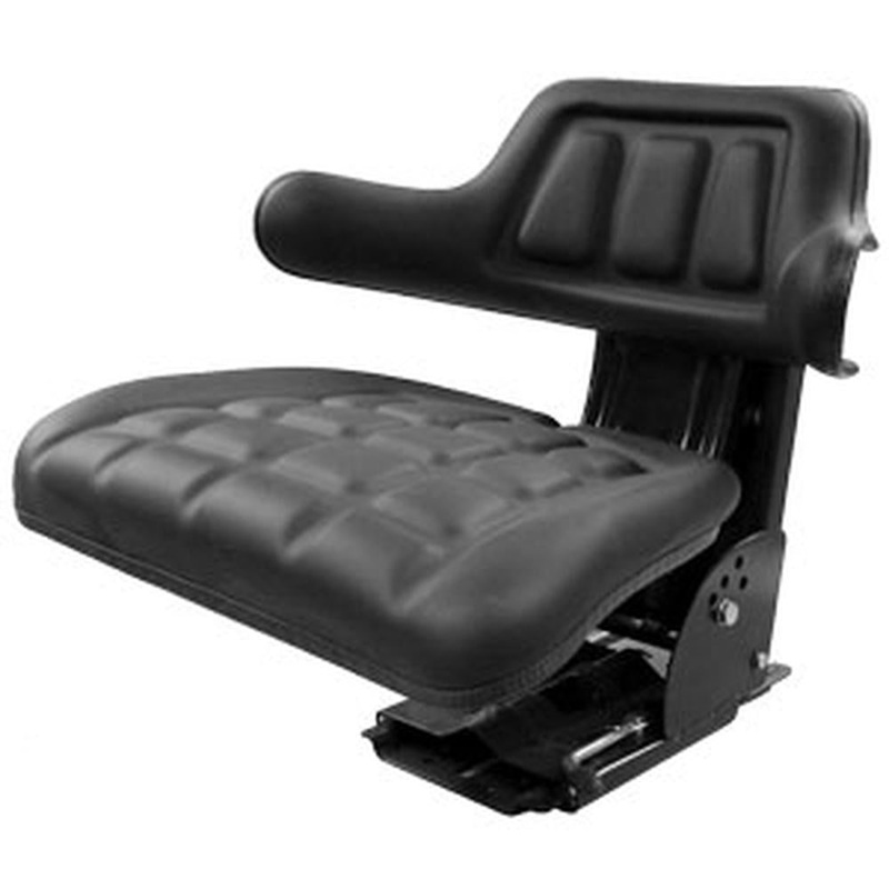 REPLACEMENT TRACTOR FLIP UP SEAT Fits John Deere WITH SLIDE TRACKS & SUSPENSION