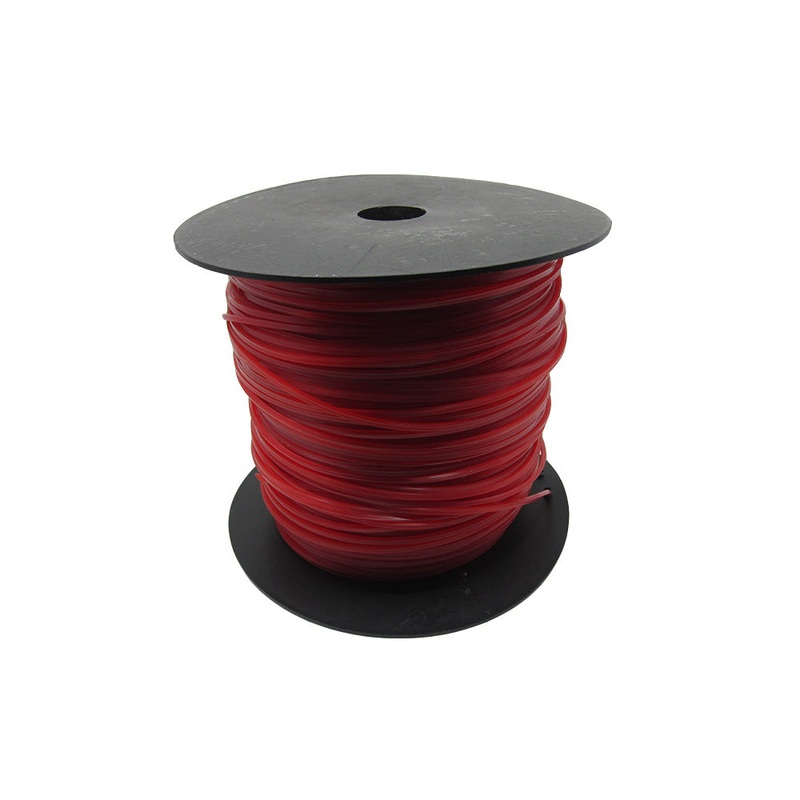 105SQRM One Red .105" Commercial Square Trimmer Line 105SQRM