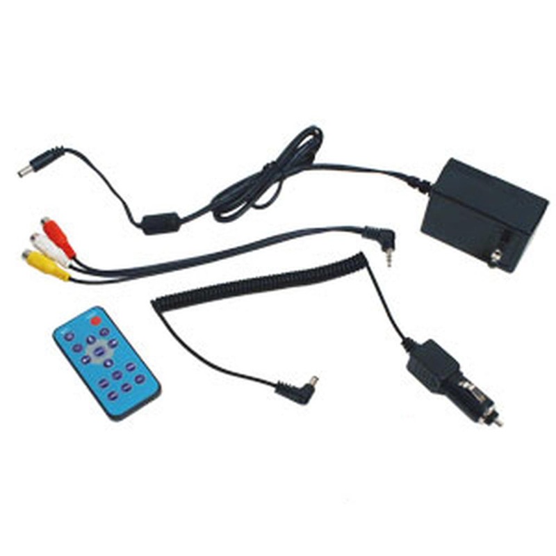 Fits CabCam PVAKIT Power Cord AC Adapter, Cigarette Lighter Adapter, Remote