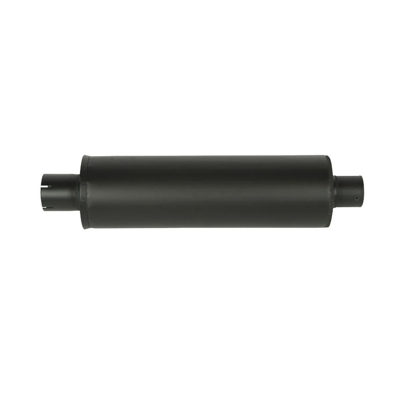 JDS2237 Vertical Round Body Muffler Fits John Deere
