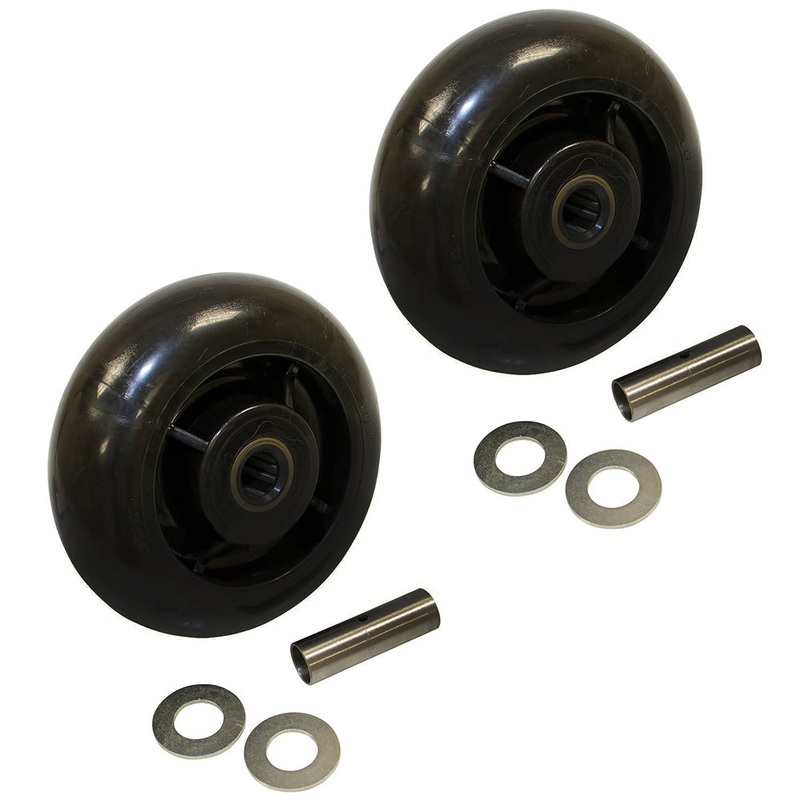 2 Pack 210-450 Deck Wheel Kits Fits John Deere AM136720 X-Series 6" OD