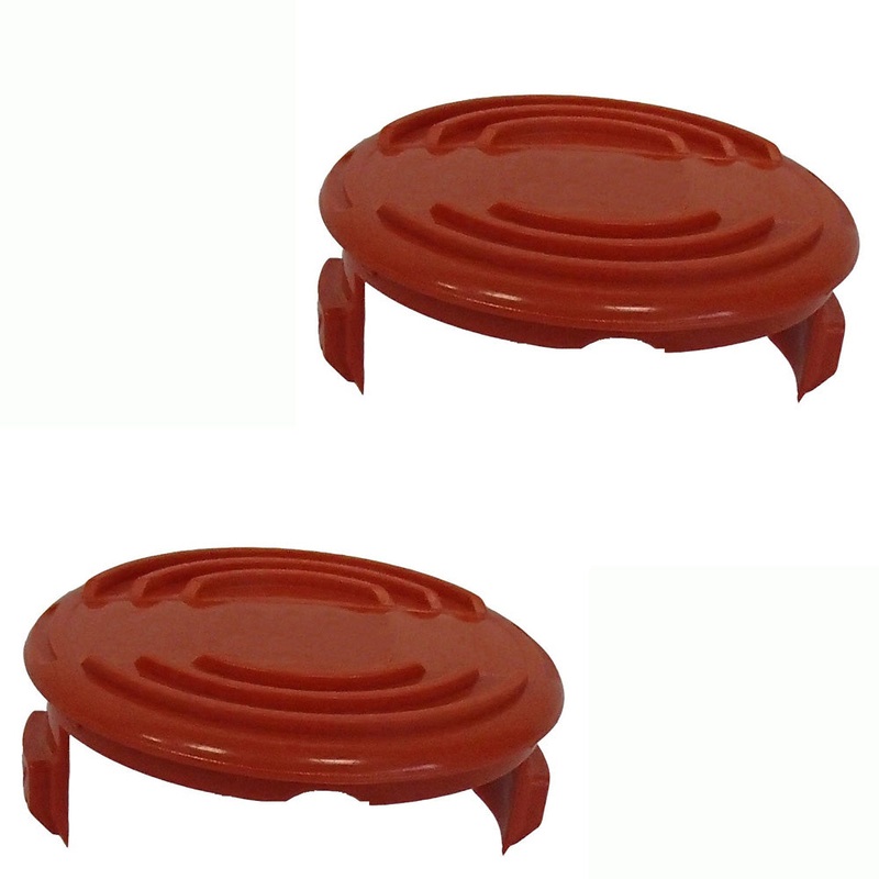 (2) Trimmer Head Spool Cap Covers Fits Black and Decker Trimmer LST1018 NST1024
