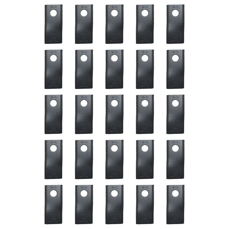 25 of Disc Mower Blades Left Hand 95 MM x 45 MM w/ 16.25 MM Hole 561-512-10