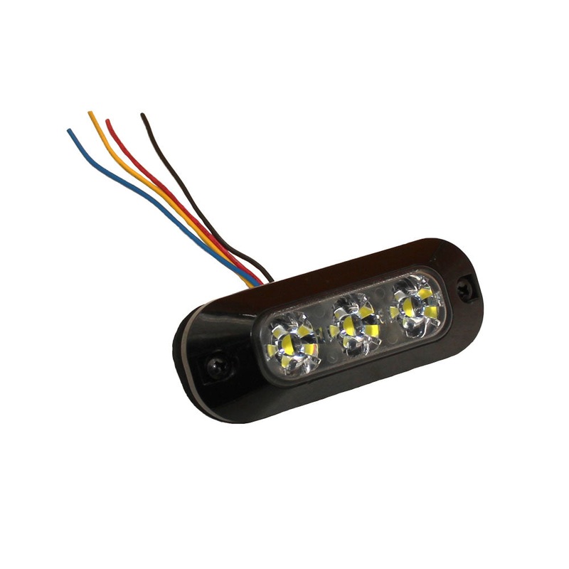3730 Series Ecco Surface Mount LED Light Head Class II 3730C Clear 12V - 24V