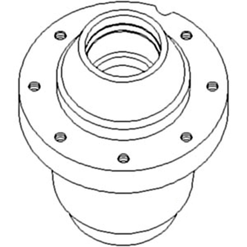 1259528C1 New 8 Bolt Wheel Hub Fits Case-IH Tractor Models 5088 5288 +