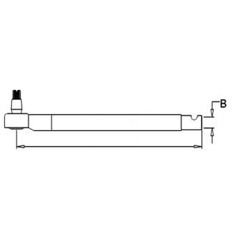 192864M1 Fits Massey Ferguson Tractor Tie Rod Tube with End 50 65 150 165