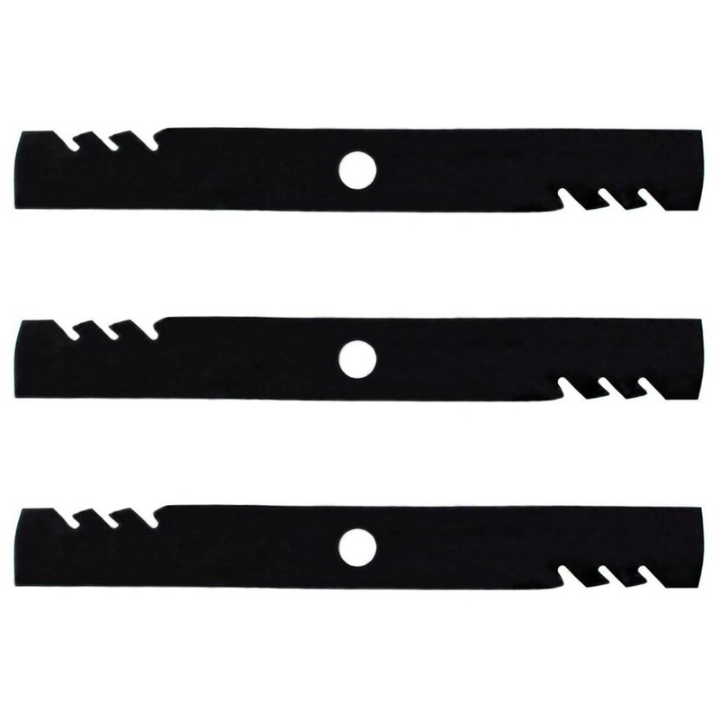 (3) Blades Fits Kubota 60" ZD21 DZ28 ZD323 ZD326 ZD331 ZG327