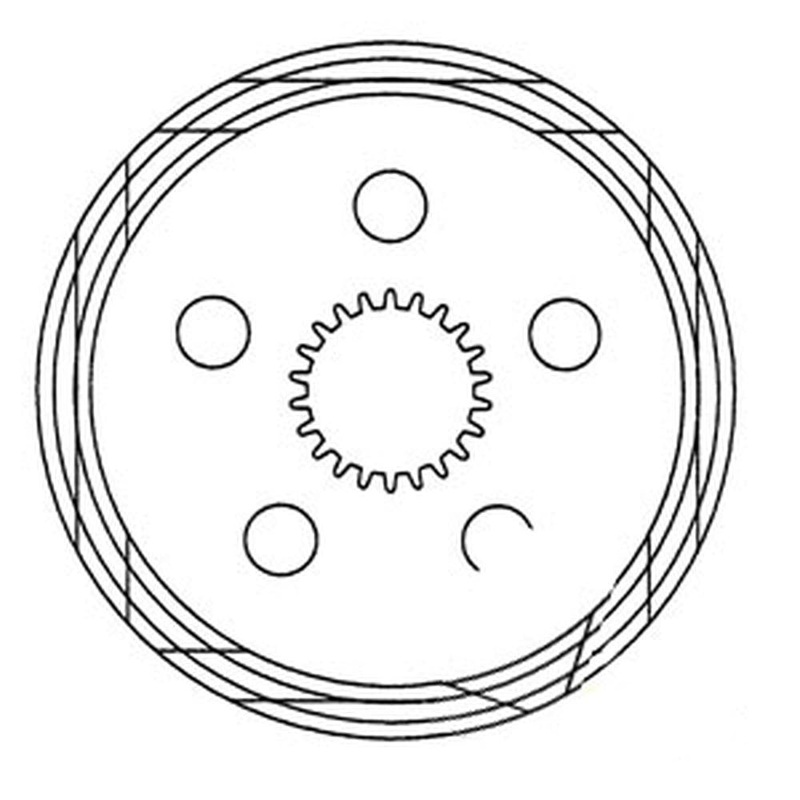 C7NN2A097B Fits Ford Tractor Brake Friction Disc 5000, 5100, 5200, 7000,