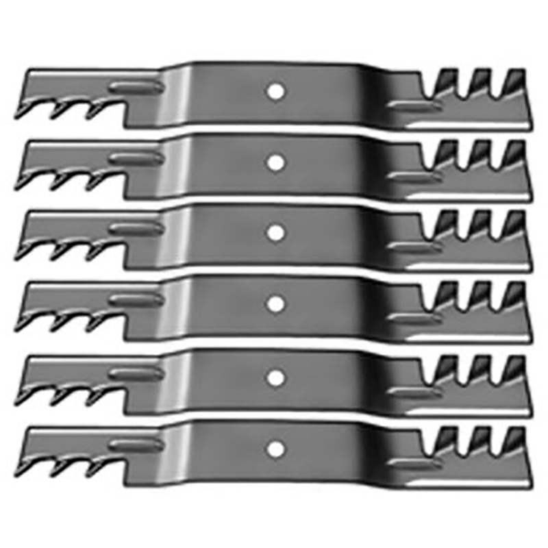 6 Mulching Blades Fits Bush Hog 60" Fits Grasshopper  61" Fits Woods 61"