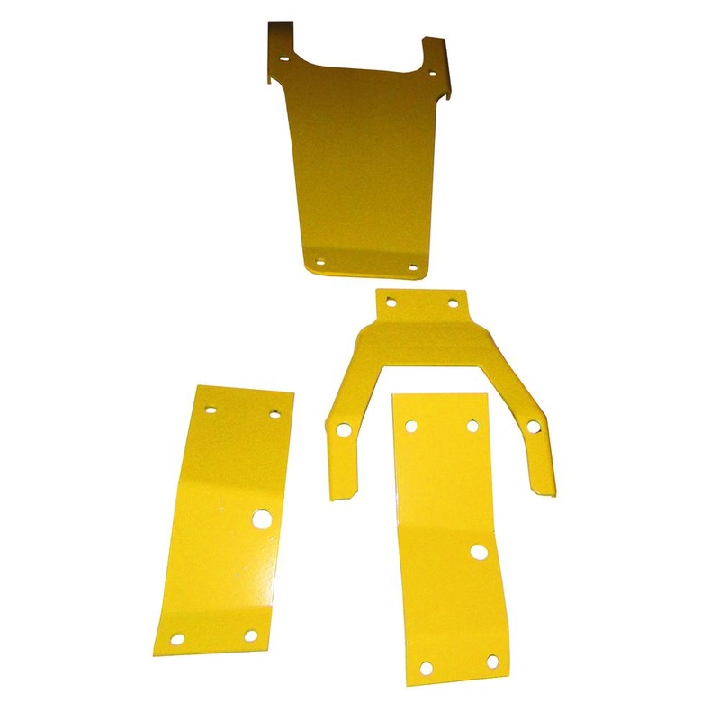 Seat Brackets 4 Piece Set Yellow/Green Fits John Deere 4230 7700 3020 4020 4430